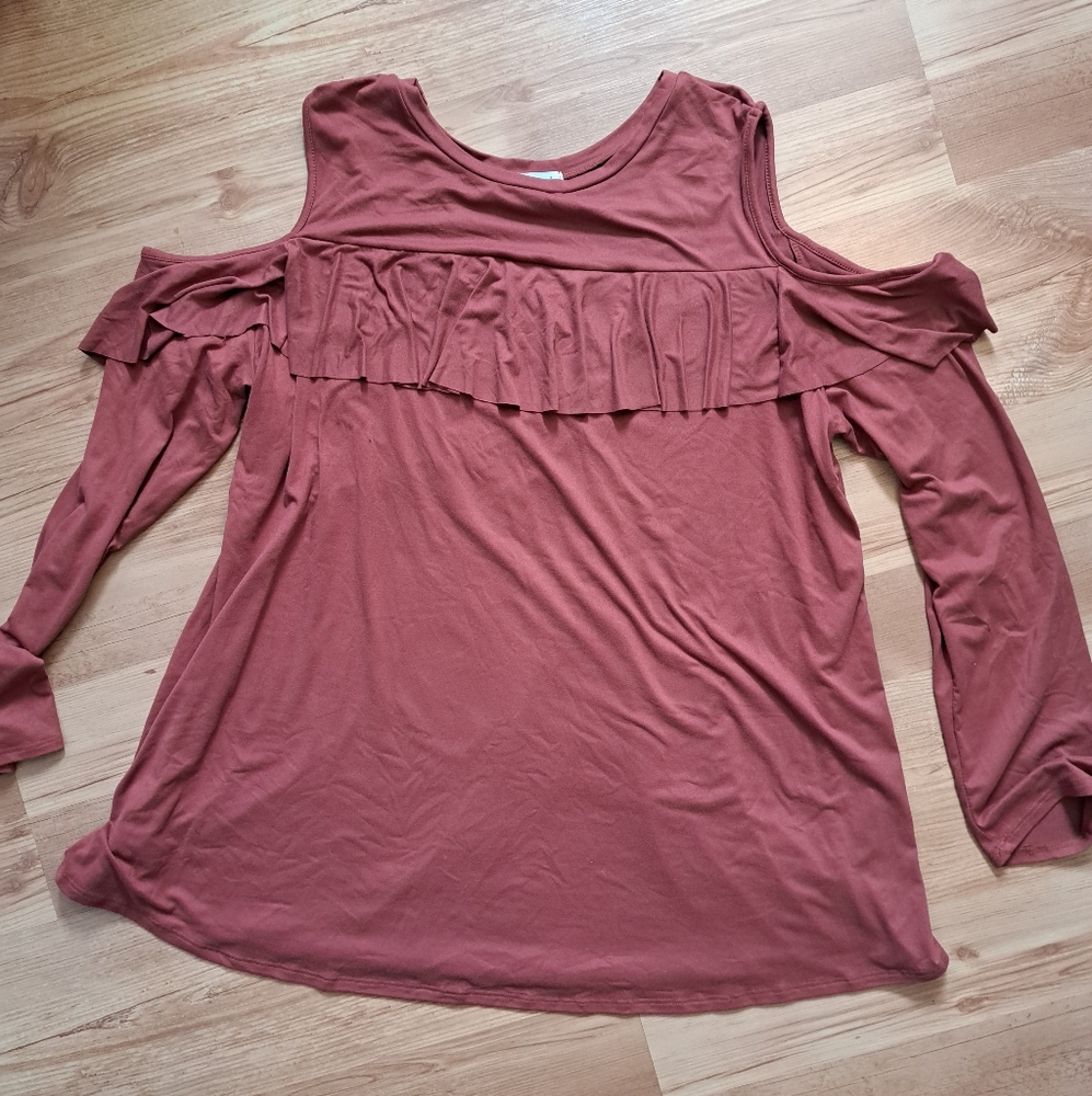White Birch 3x Cold shoulder top